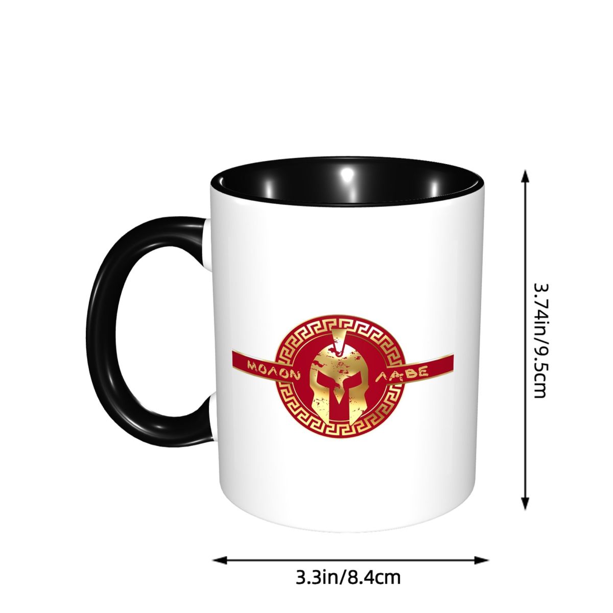 Taza con logotipo del casco Sp - Coffee Tea Name reseña y precio