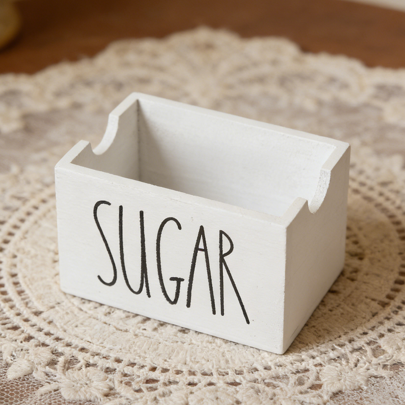 Soporte de madera para paquete - Coffee Tea Sugar reseña y precio
