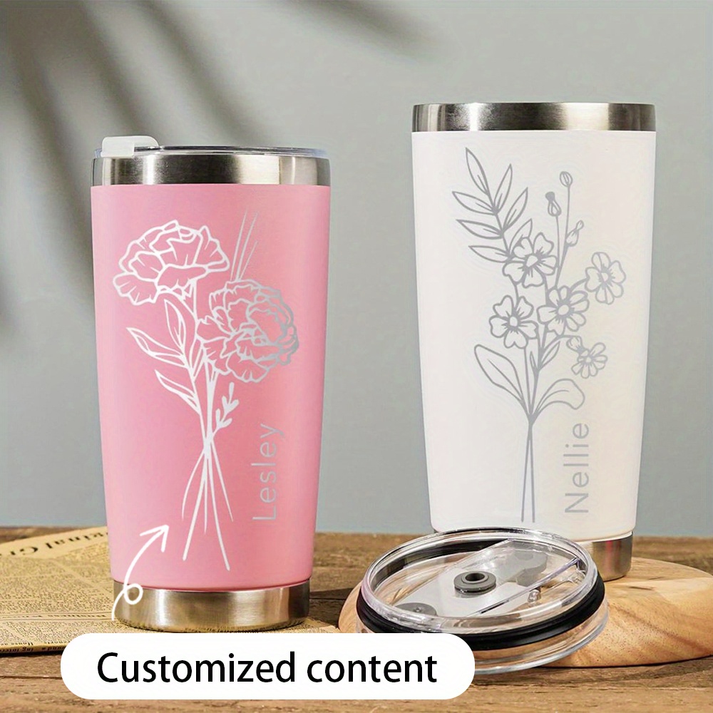 Vaso térmico de acero inoxidab - Coffee Tea Name reseña y precio