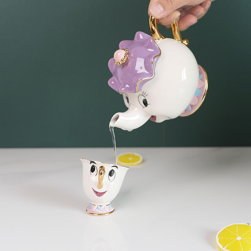 Tetera de dibujos animados La  - Coffee Tea And Sugar Set reseña y precio