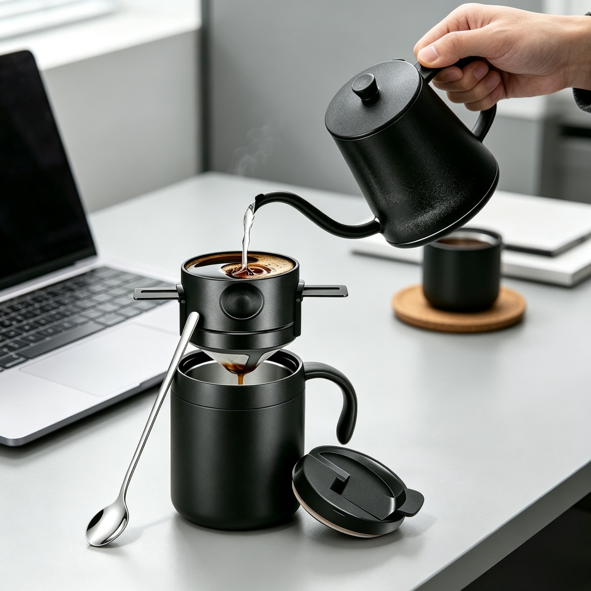 Taza de café de acero inoxidab - Xbloom Coffee Tea reseña y precio