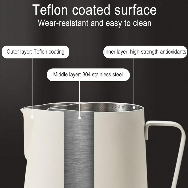 Jarra de leche de acero inoxid - Barista Milk Jug reseña y precio