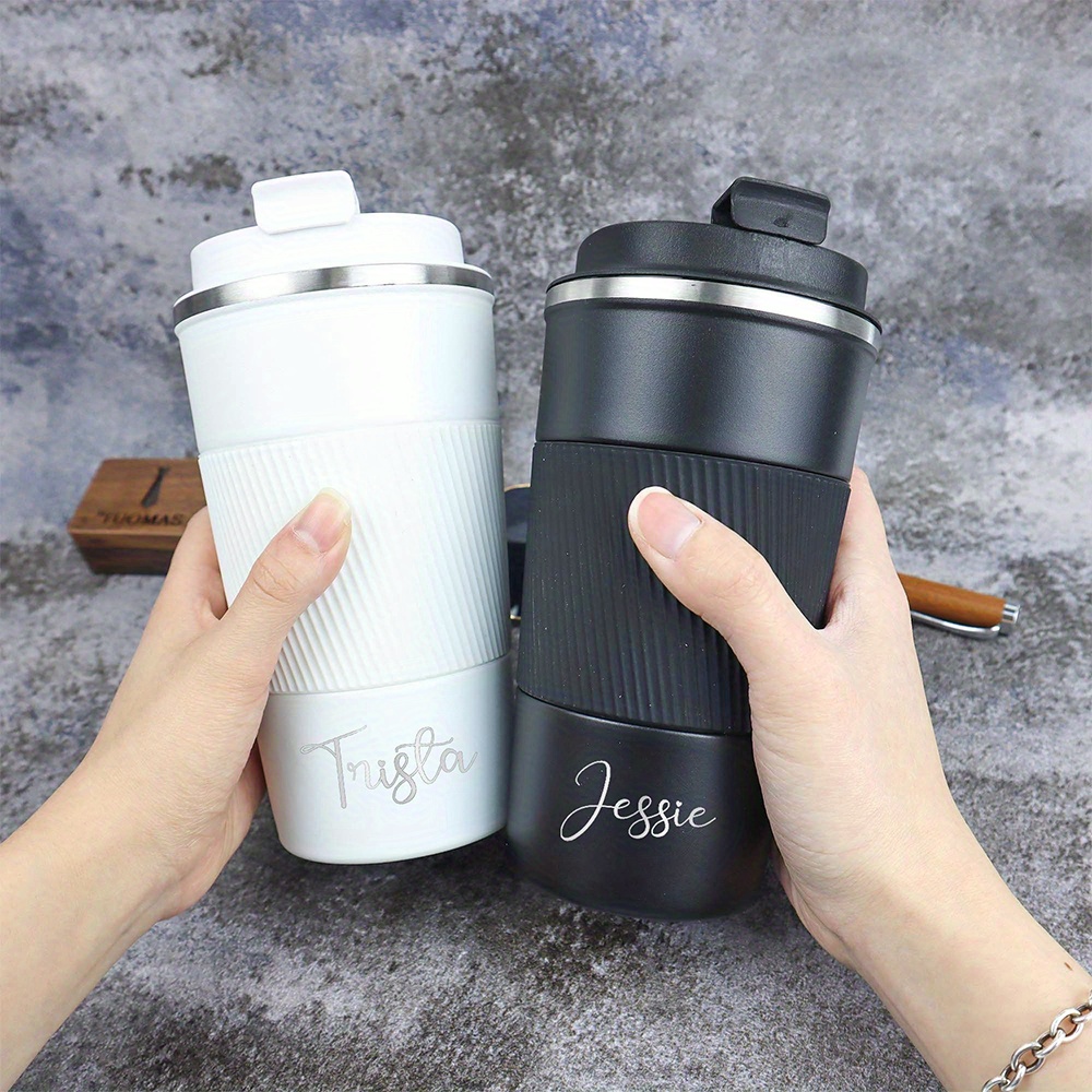 Taza de café de viaje de acero - Coffee Tea Name reseña y precio