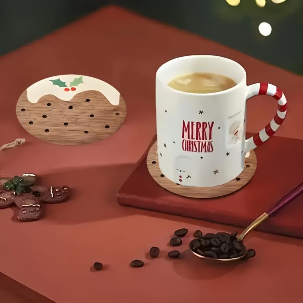 Juego de posavasos de madera e - Coffee Tea And Sugar Set reseña y precio
