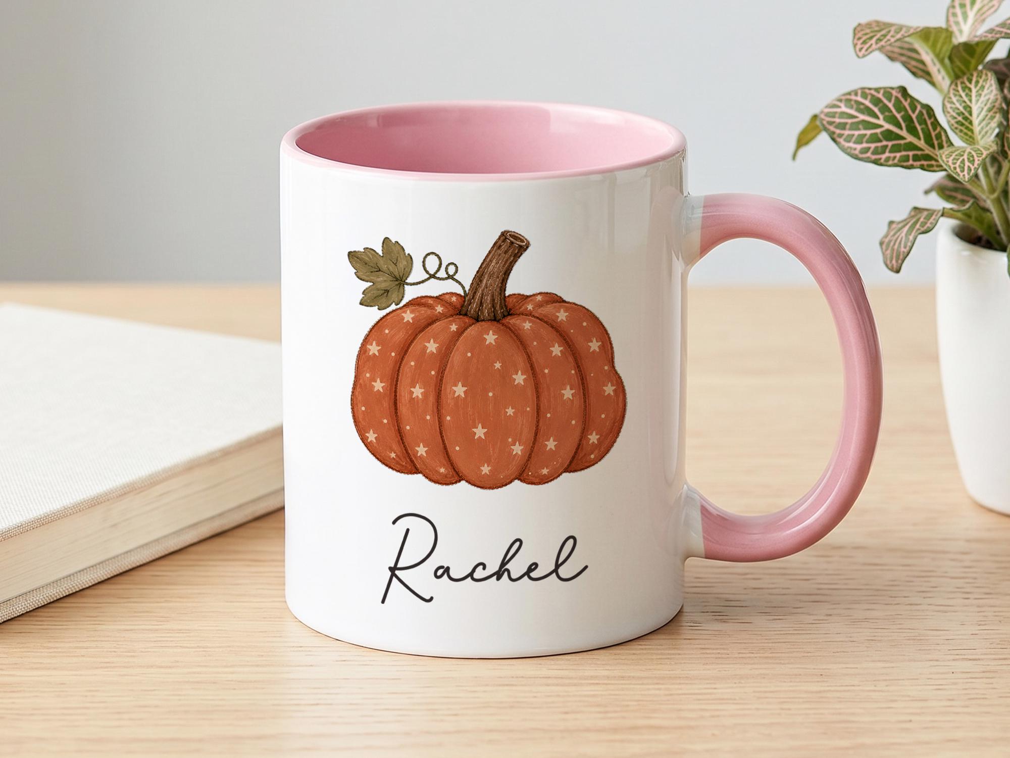 Taza de calabaza personalizada - Coffee Tea Name reseña y precio