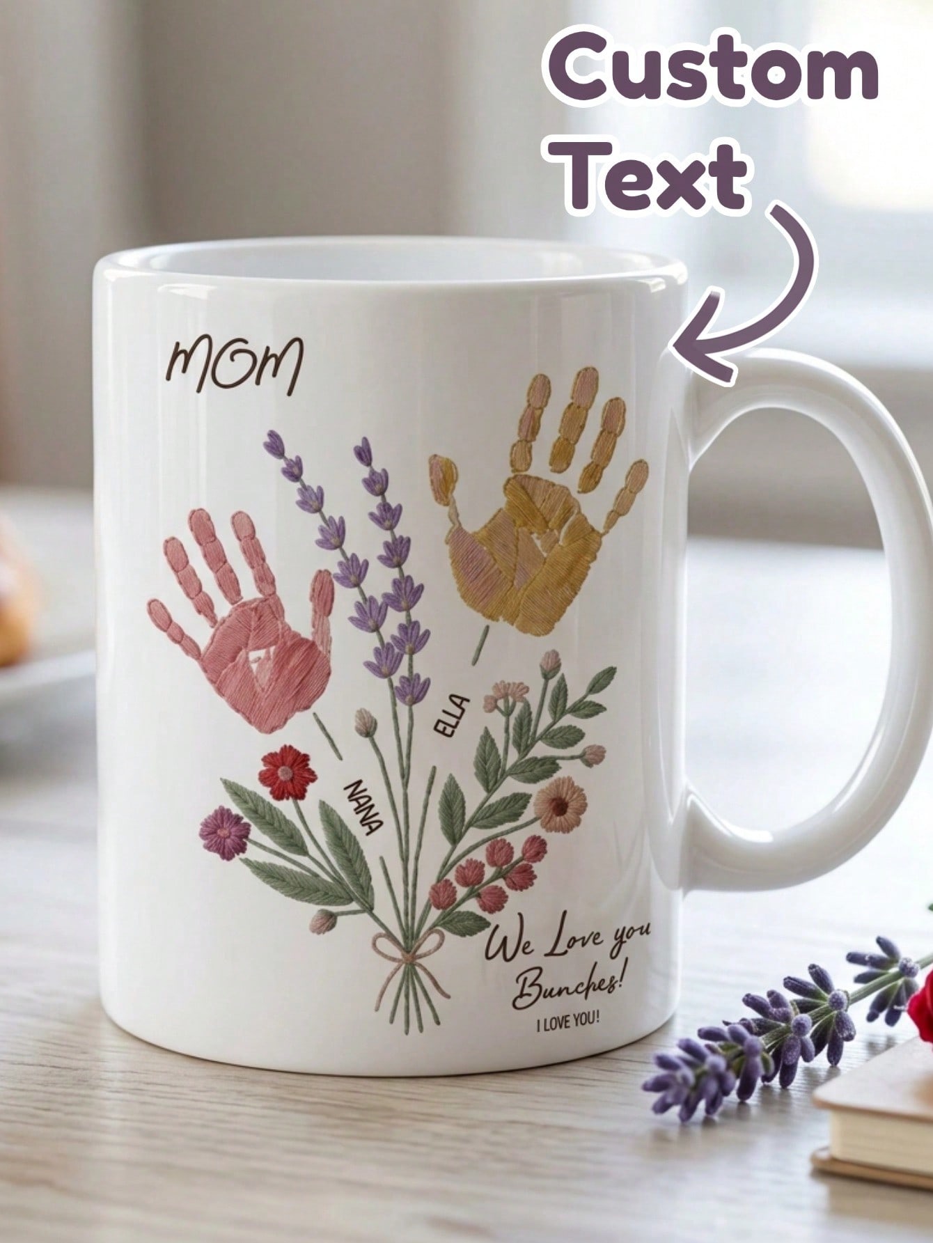 1 Juego de tazas personalizada - Coffee Tea Name reseña y precio
