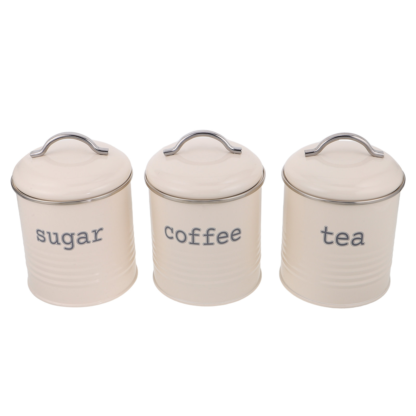 Juego de 3 Recipientes Herméti - Coffee Tea Sugar reseña y precio