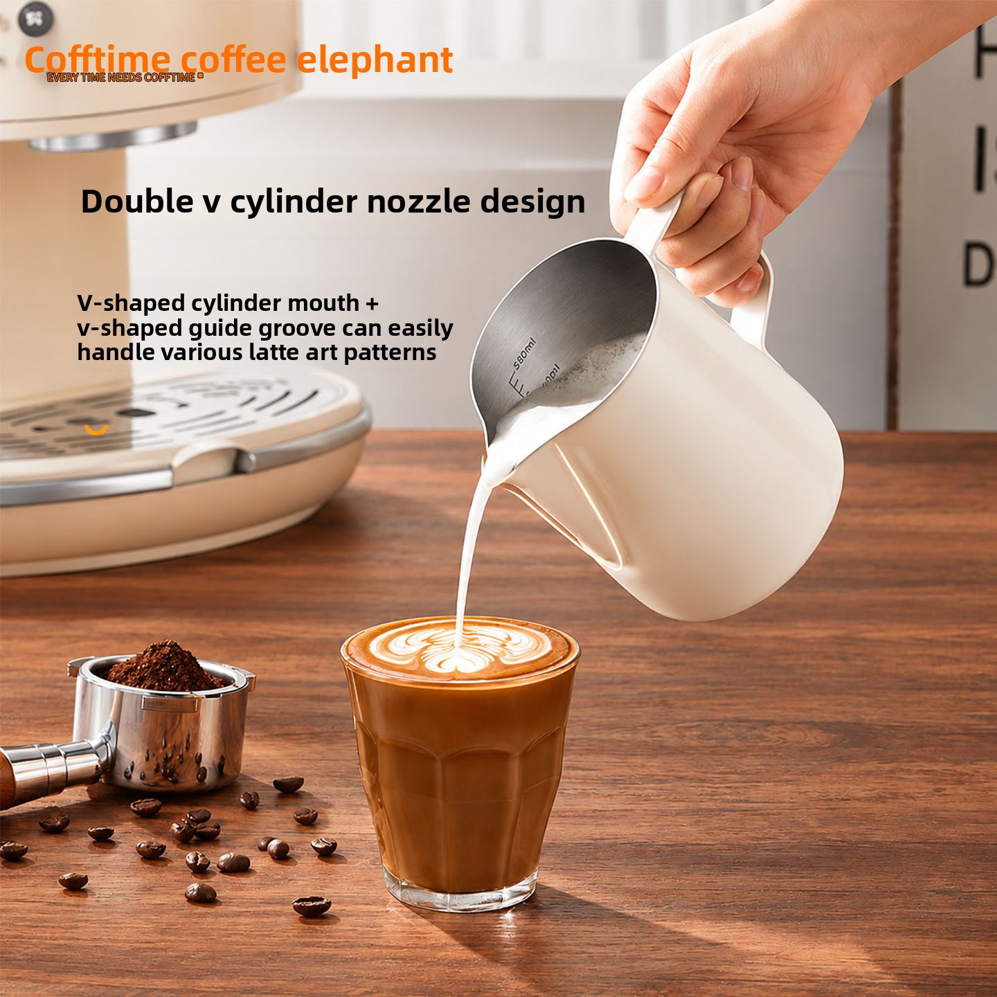Jarra de leche de acero inoxid - Barista Milk Jug reseña y precio