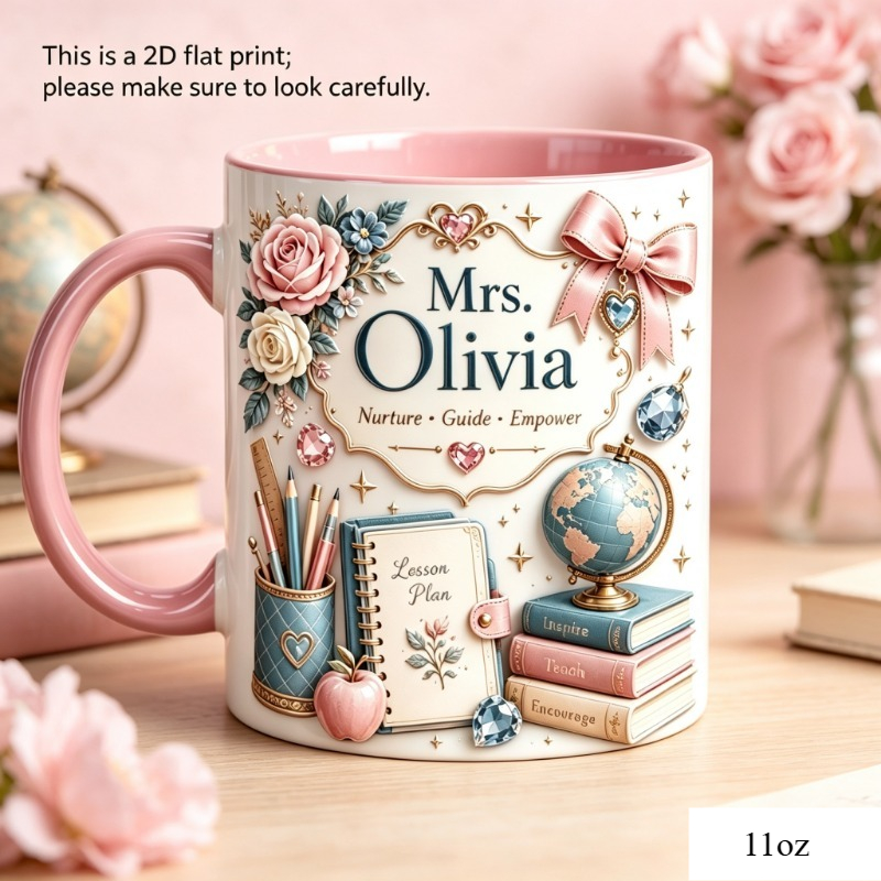 Taza de cerámica personalizada - Coffee Tea Name reseña y precio